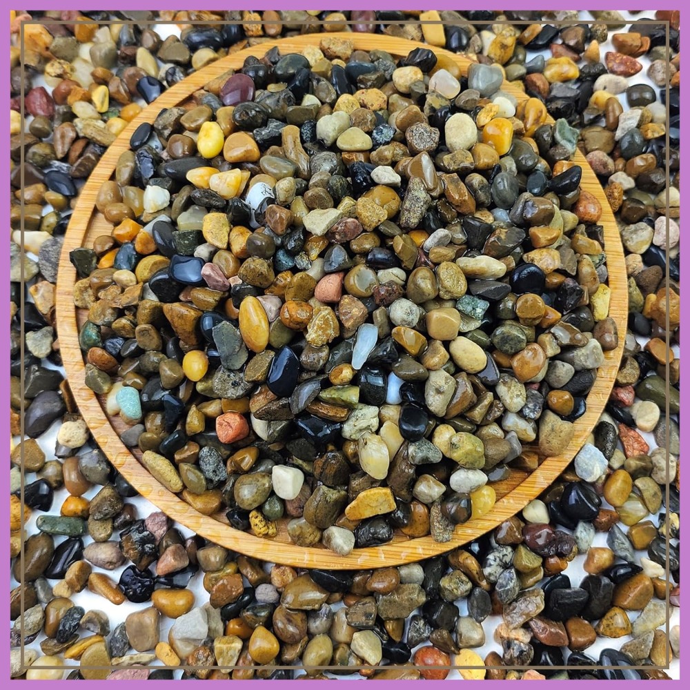 Aquarium Planted Tank Soil - 5 lbs Natural Pea Gravel for