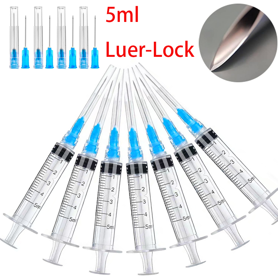 Aquarium Plant Lab - 50 Pieces of 5ml Screw-Top Syringes