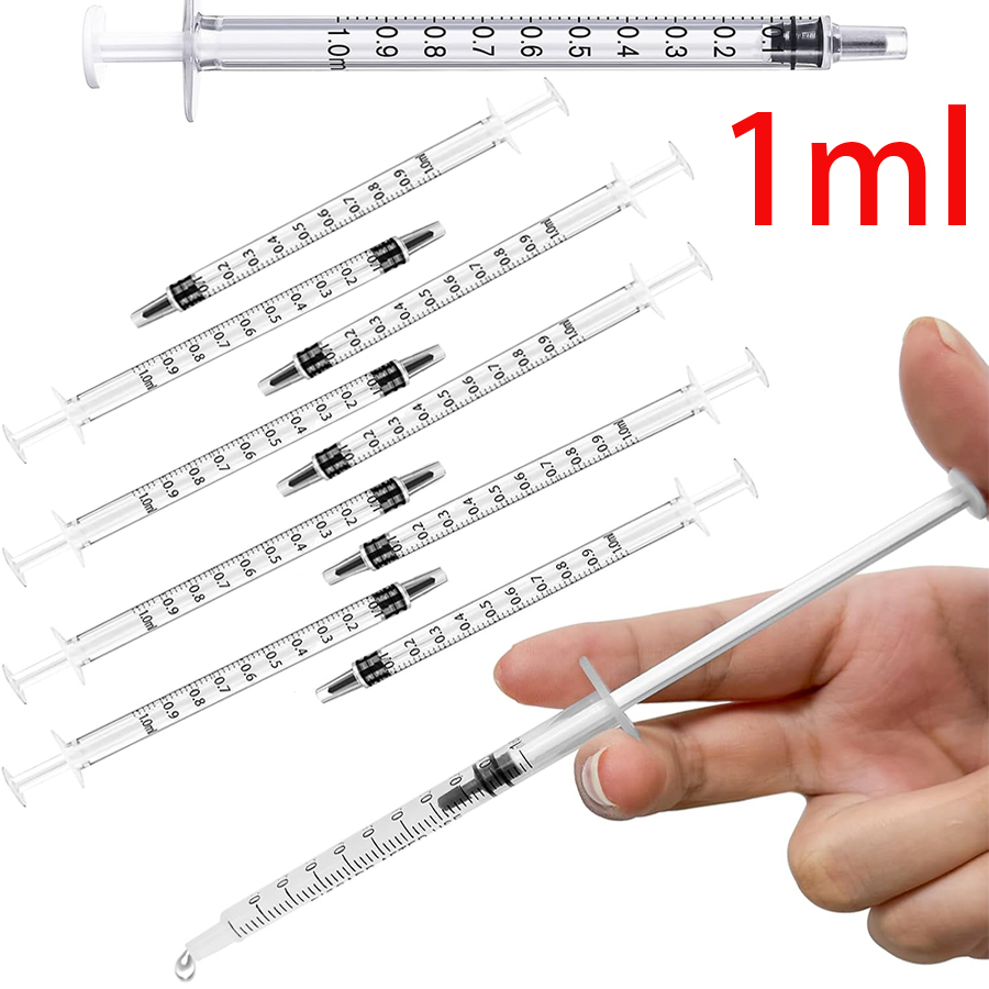 Aquarium Plant Lab - 200Pcs 1ml Syringe Needles for Veterinary