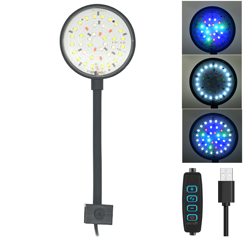 USB Aquarium LED Lamp Fish Tan - Aquarium Plant Display reseña y precio
