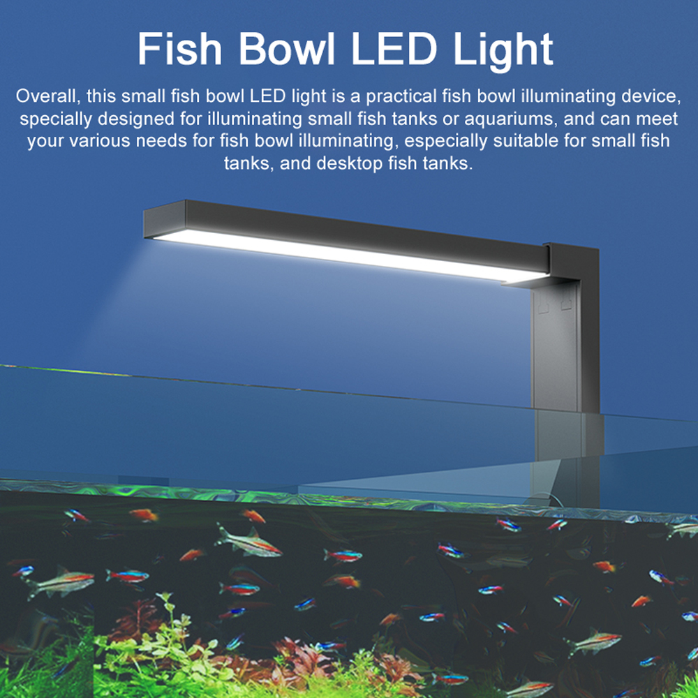 ABS Small Fish Bowl LED Light  - Aquarium Plant Display reseña y precio