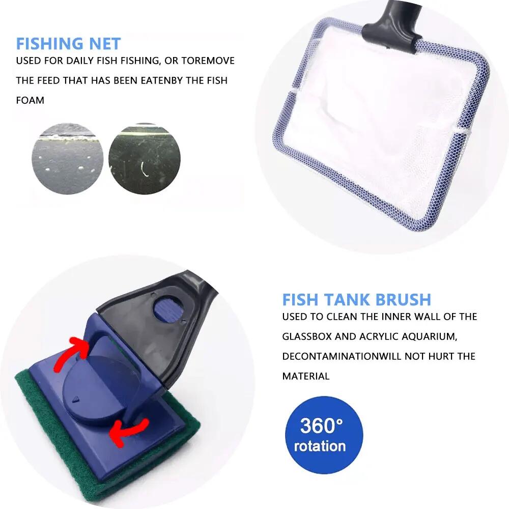 5in1 Aquarium Cleaning Tool Pl - Planted Aquarium Algae reseña y precio
