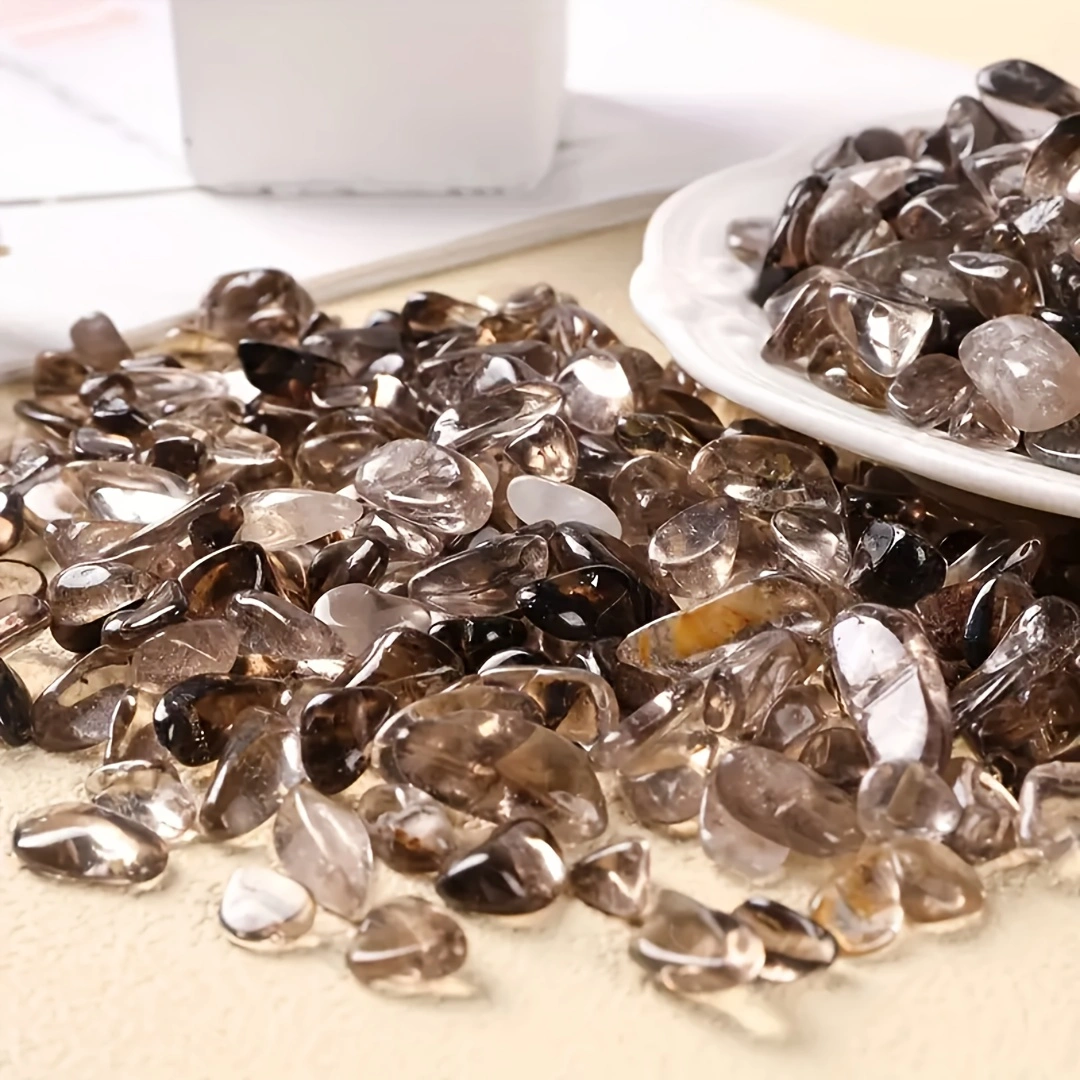 Smoky Quartz Crystal Chips,Irr - Planted Aquarium Materials reseña y precio