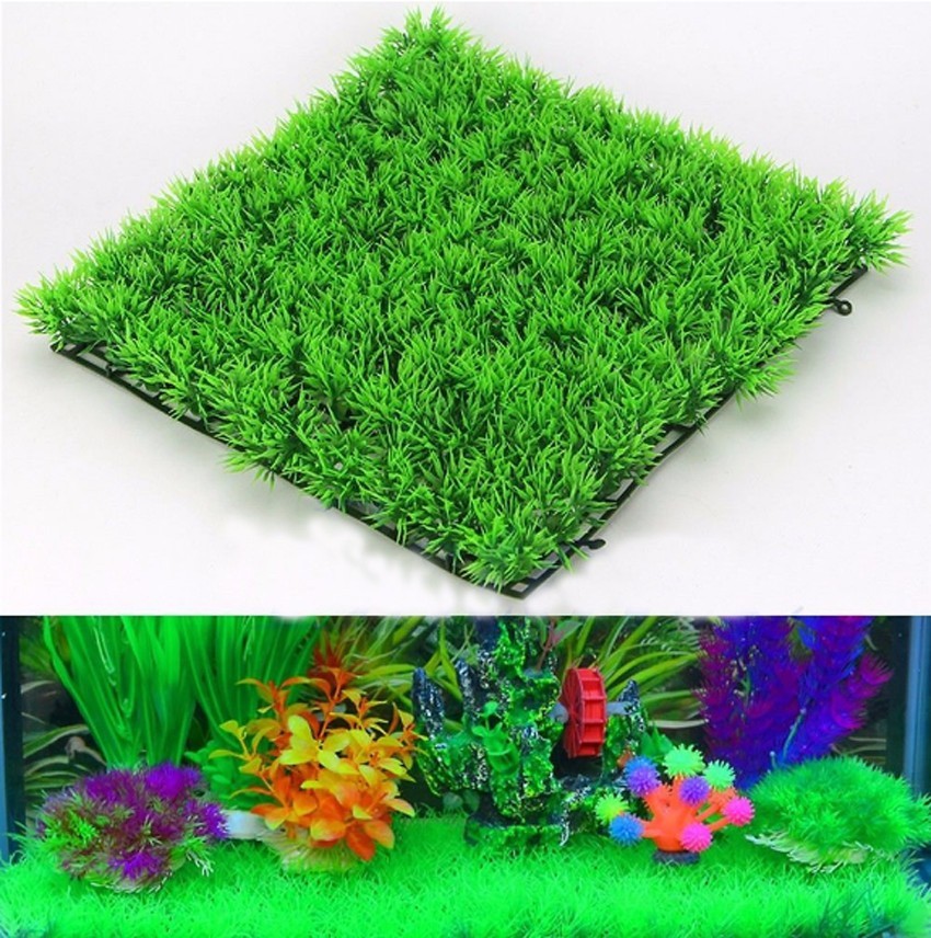 Artificial Green Grass Plant L - Planted Aquarium Materials reseña y precio