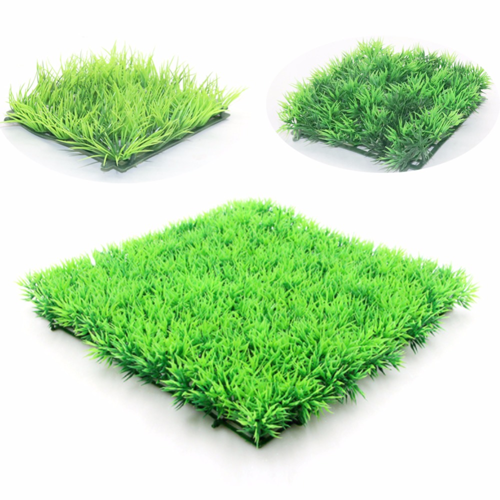 Artificial Green Grass Plant L - Planted Aquarium Materials reseña y precio