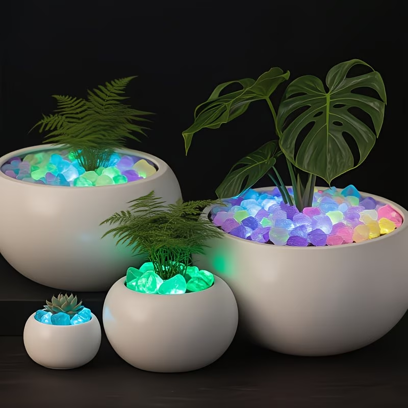 300PCS Luminous Pebble Set,0.9 - Planted Aquarium Equipment reseña y precio