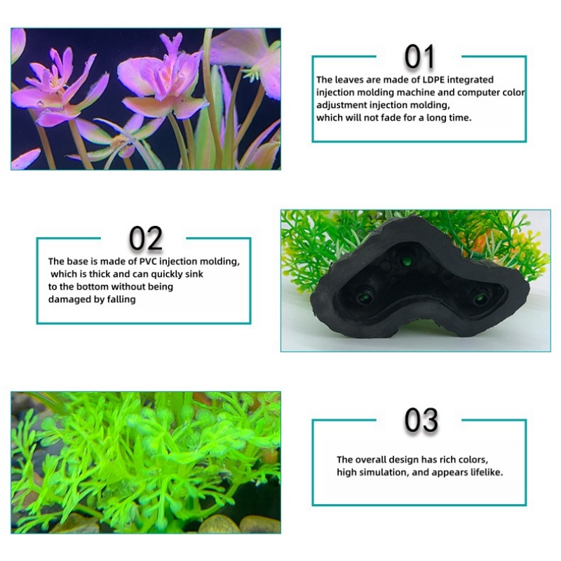 1PCS Aquarium Decor Set - Vibr - Planted Aquarium Materials reseña y precio