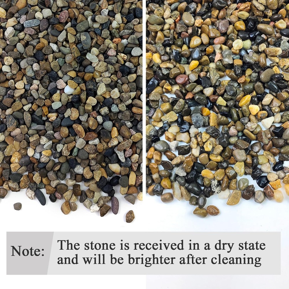5 lbs Natural Pea Gravel for F - Aquarium Planted Tank Soil reseña y precio