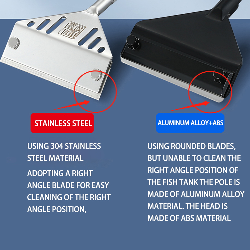 Aquarium stainless steel fish  - Planted Aquarium Algae reseña y precio