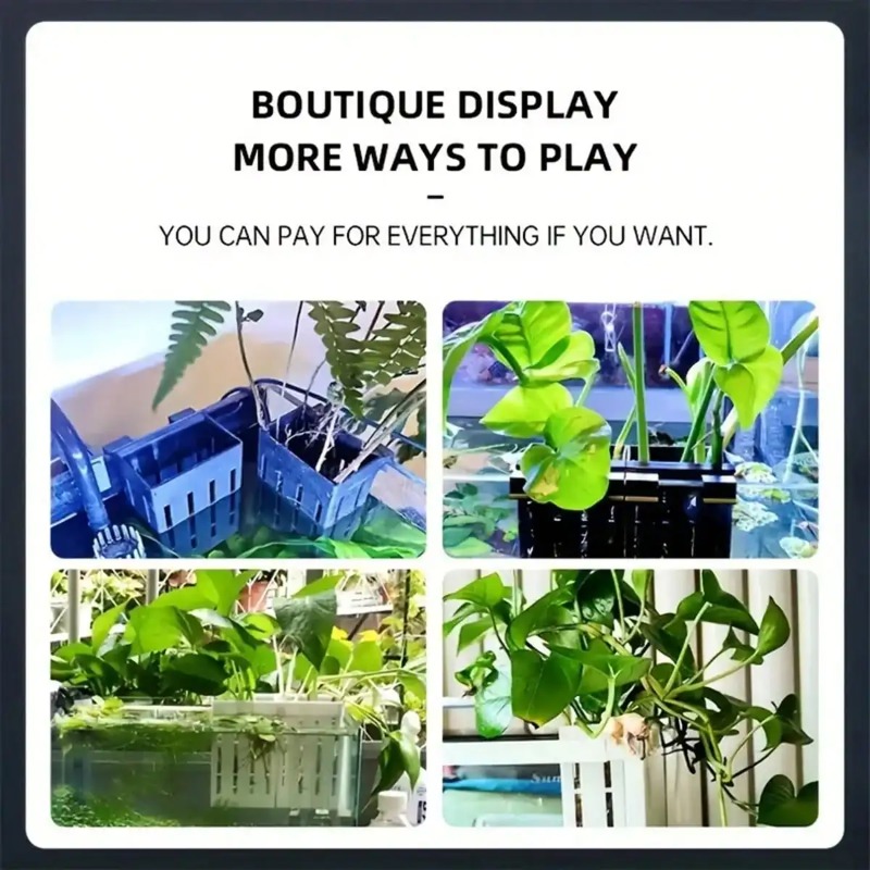 Aquarium Plant Holder Black Pl - Planted Aquarium Equipment reseña y precio