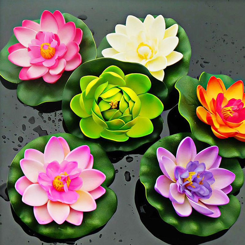 10cm/18cm Artificial Lotus Fak - Aquarium Plant Display reseña y precio