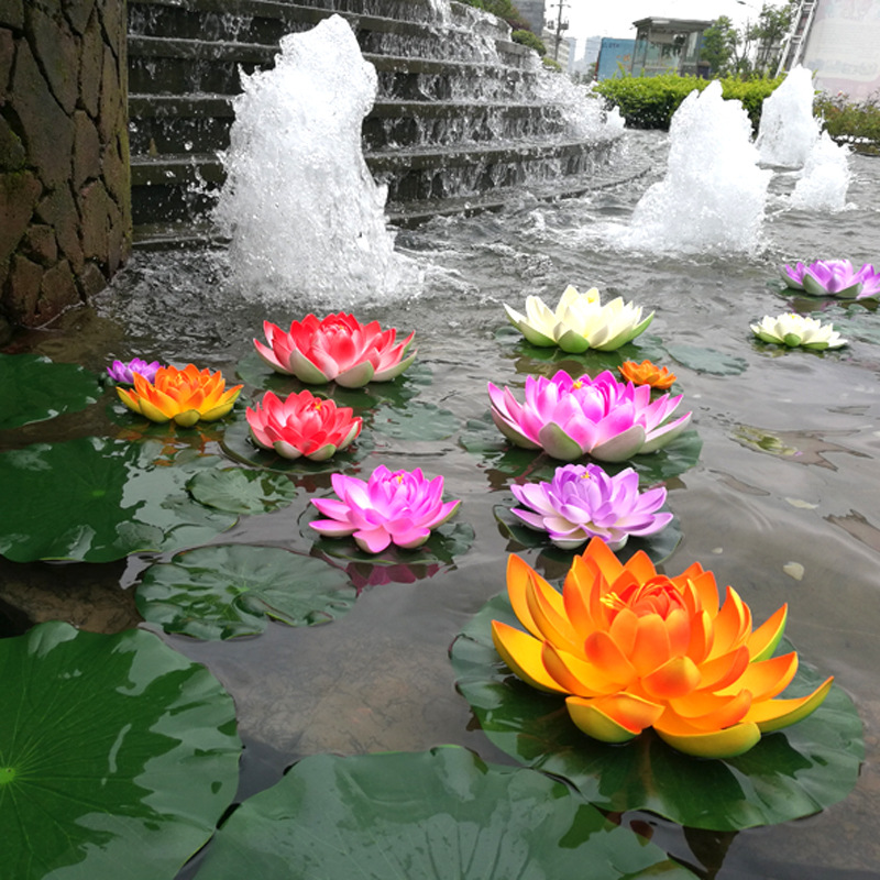 10cm/18cm Artificial Lotus Fak - Aquarium Plant Display reseña y precio