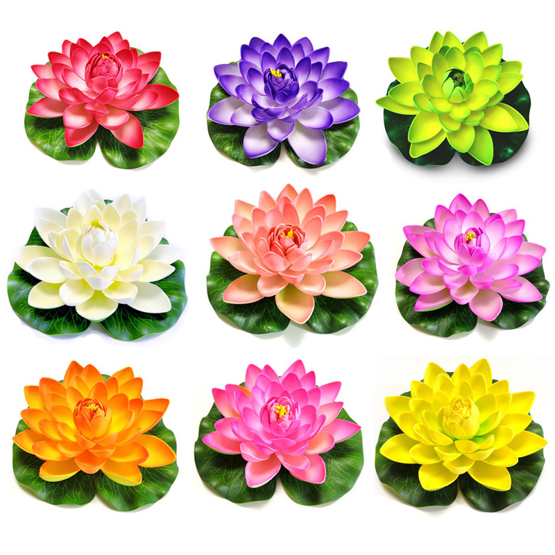 10cm/18cm Artificial Lotus Fak - Aquarium Plant Display reseña y precio