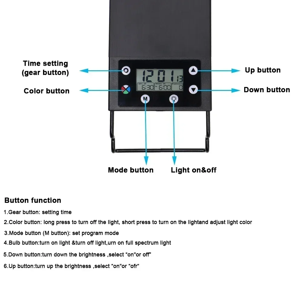 IP68 Waterproof Aquarium LED L - Aquarium Plant Iron reseña y precio