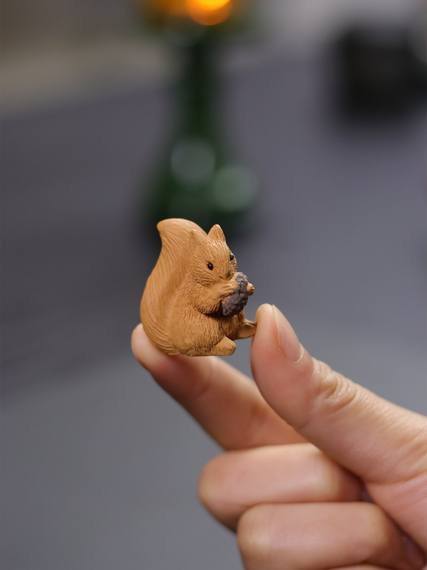  Purple Clay Tea Pet Squirrel  - Aquarium Planted Tank reseña y precio