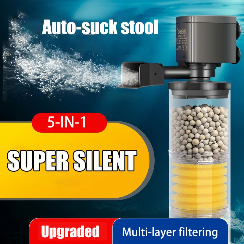 220V 50Hz Silent Filter for Aq - Aquarium Plant Iron reseña y precio
