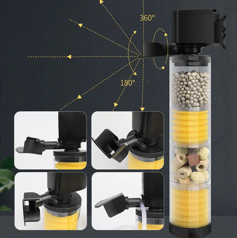 220V 50Hz Silent Filter for Aq - Aquarium Plant Iron reseña y precio