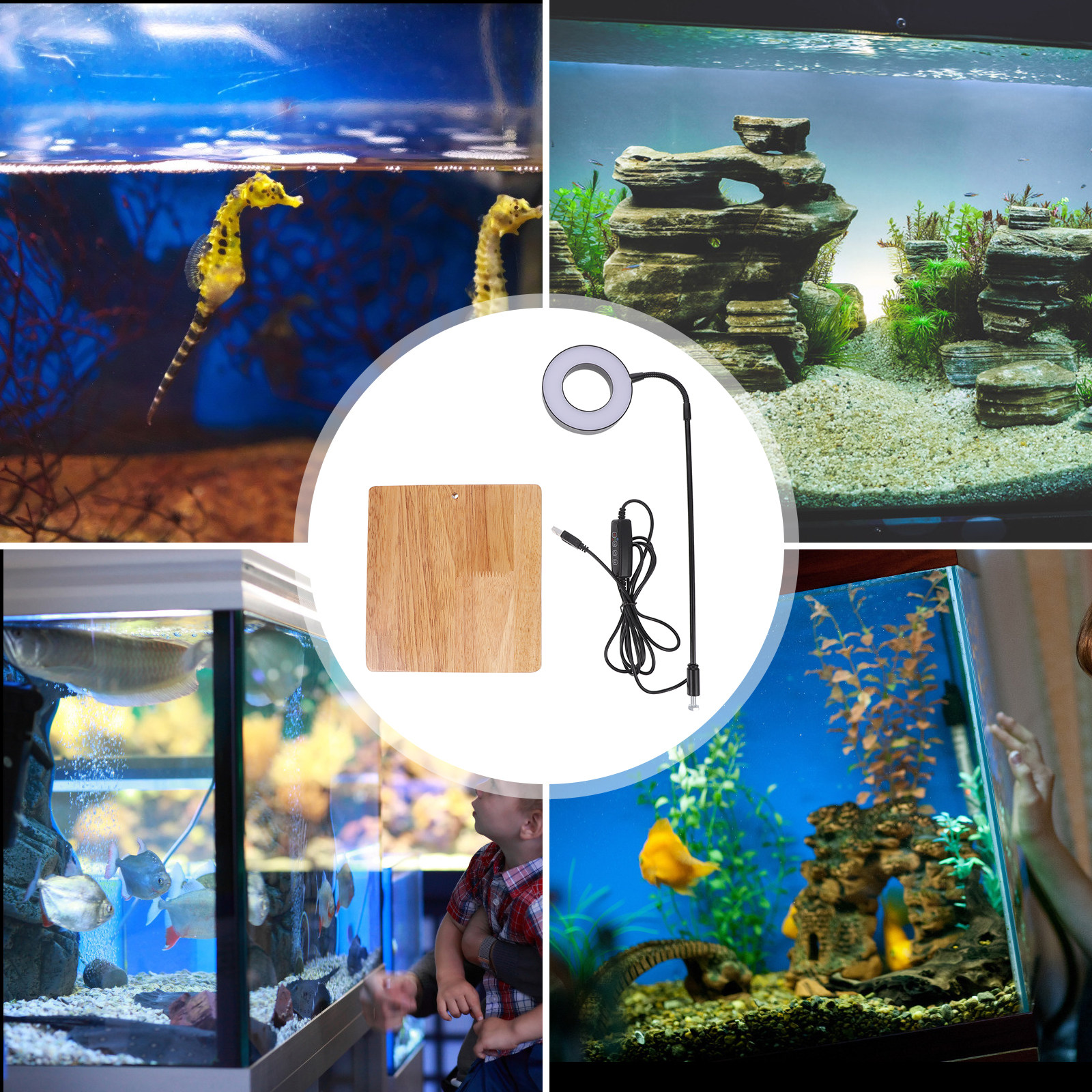 1Pcs Aquarium Fill Light High  - Aquarium Planted Tank reseña y precio