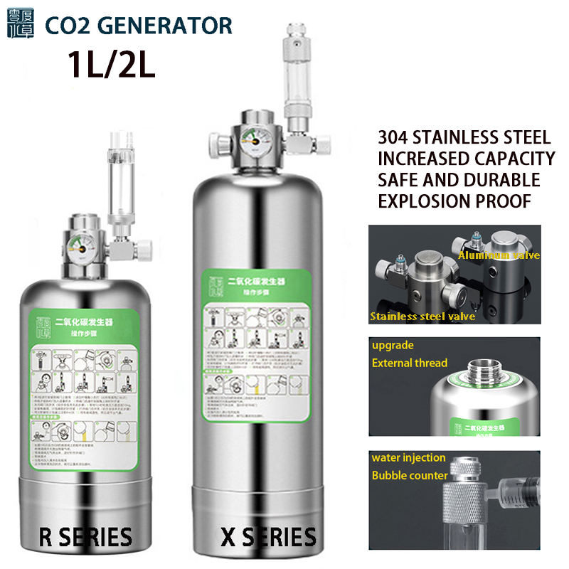 ZRDR Aquarium CO2 Generator Sy - Planted Aquarium Materials reseña y precio