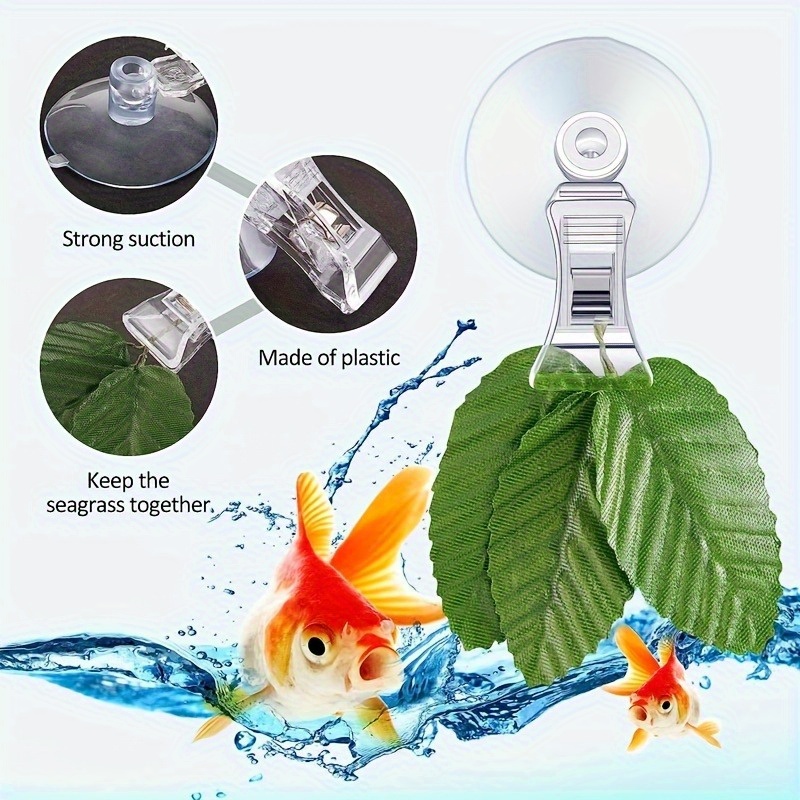 8pcs Fish Seaweed Clip Plant S - Planted Aquarium Equipment reseña y precio