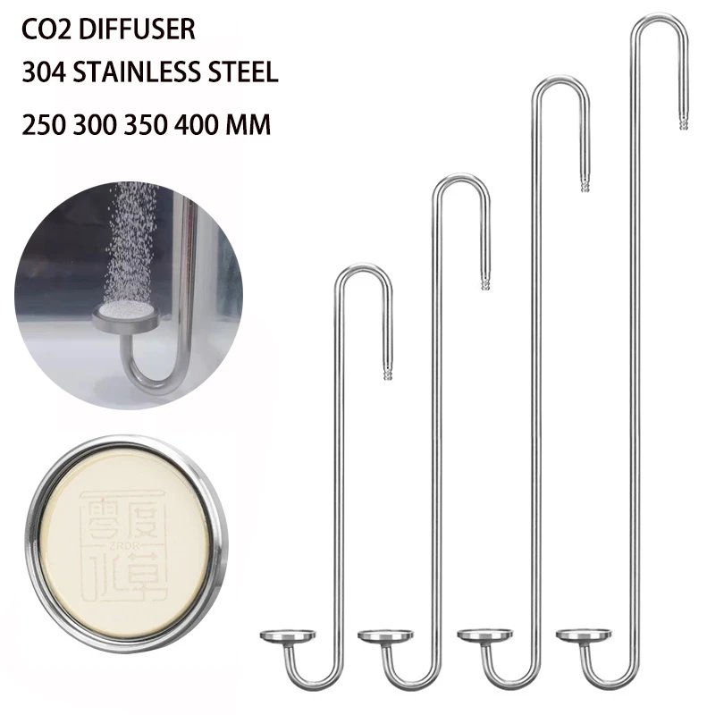 Aquarium CO2 diffuser stainles - Planted Aquarium Materials reseña y precio