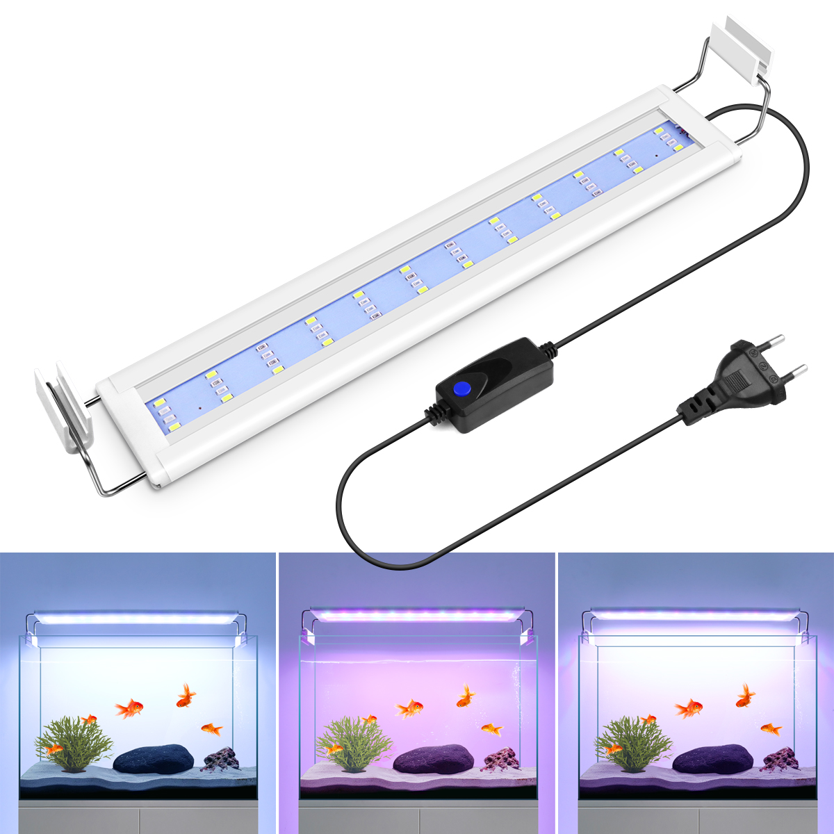 Super Slim LED Aquarium Light  - Aquarium Plant Iron reseña y precio