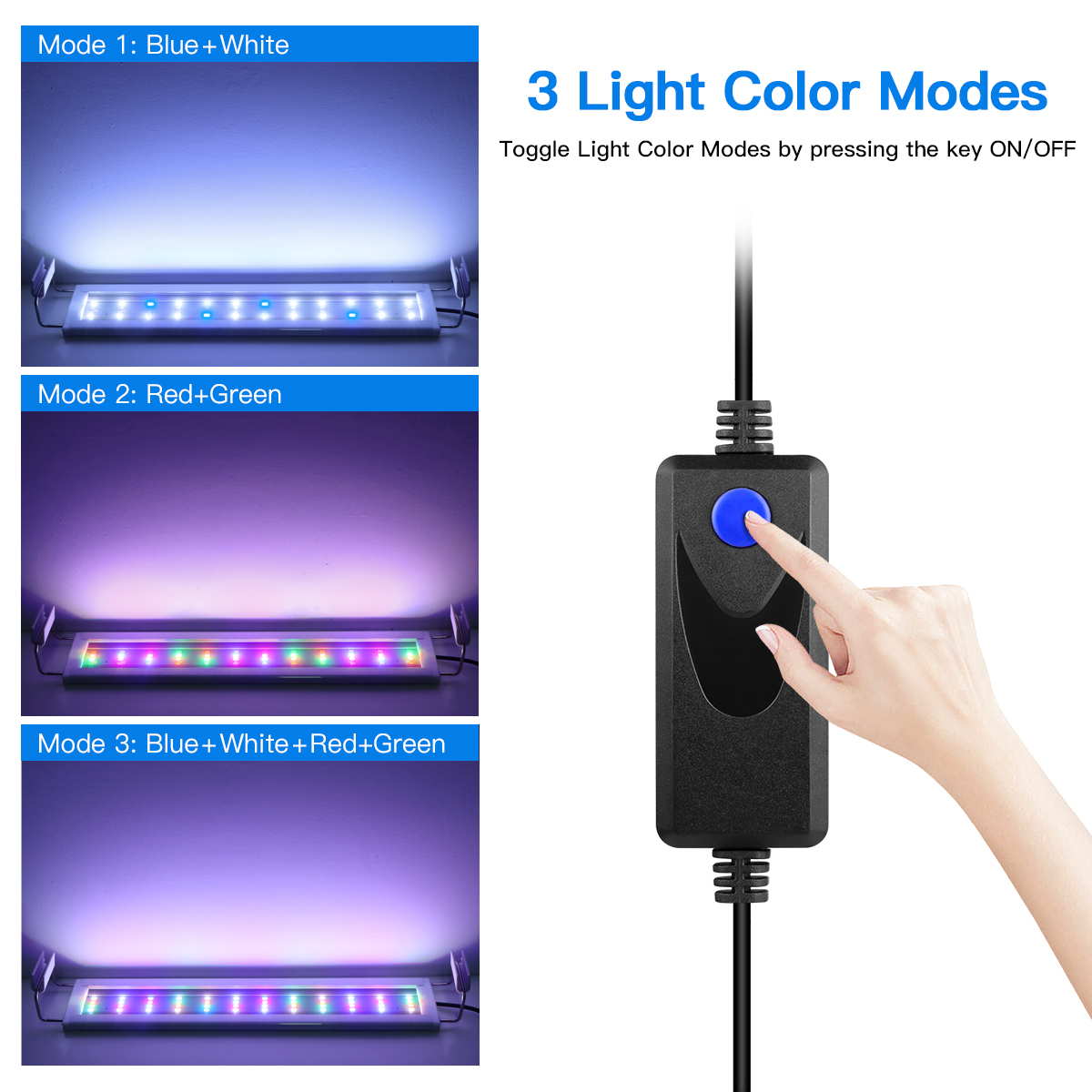 Super Slim LED Aquarium Light  - Aquarium Plant Iron reseña y precio