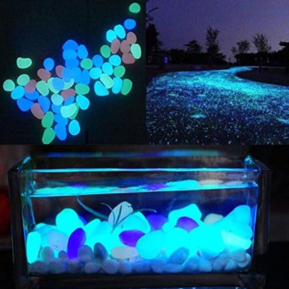 Fish Tank Rocks Glow Blue Pebb - Planted Aquarium Equipment reseña y precio