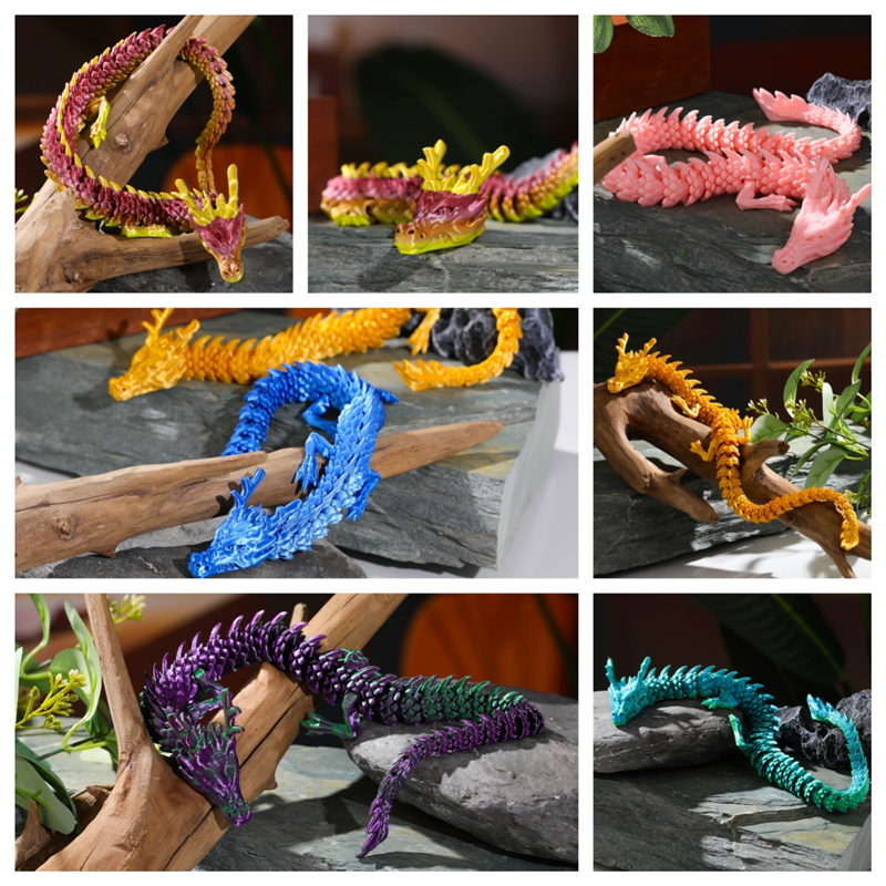 3D Printed Conjoined Dragon Or - Aquarium Plant Display reseña y precio