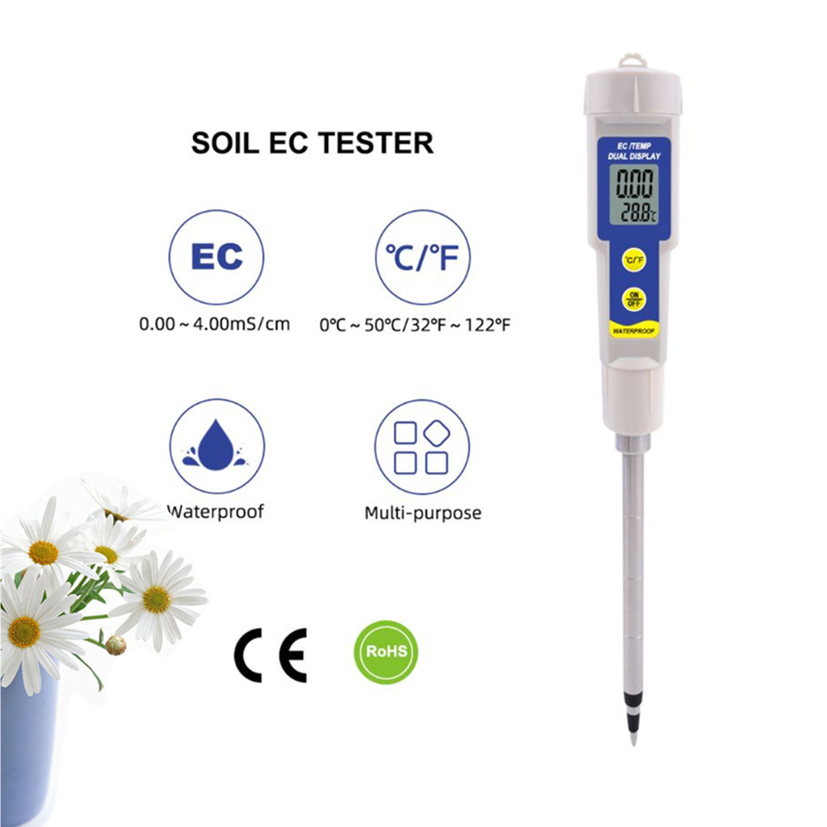 EC-315 2 in 1 Soil EC Tester M - Aquarium Plant Lab reseña y precio