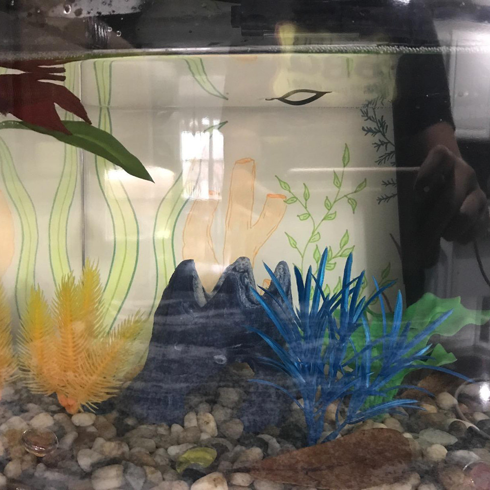 Fish Tank Aquarium Artificial  - Planted Aquarium Materials reseña y precio