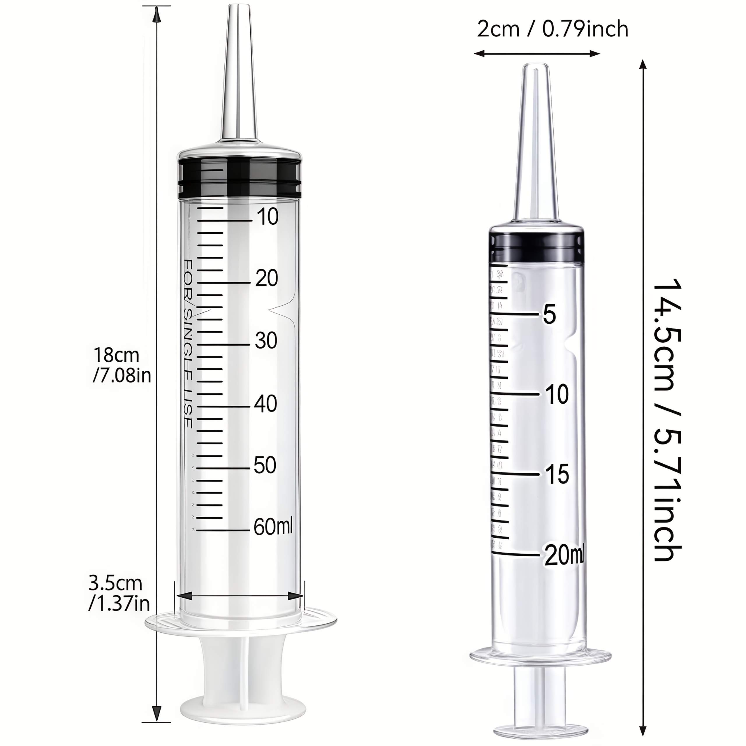 20ml/60ml/100ml/150ml syringe, - Aquarium Plant Lab reseña y precio