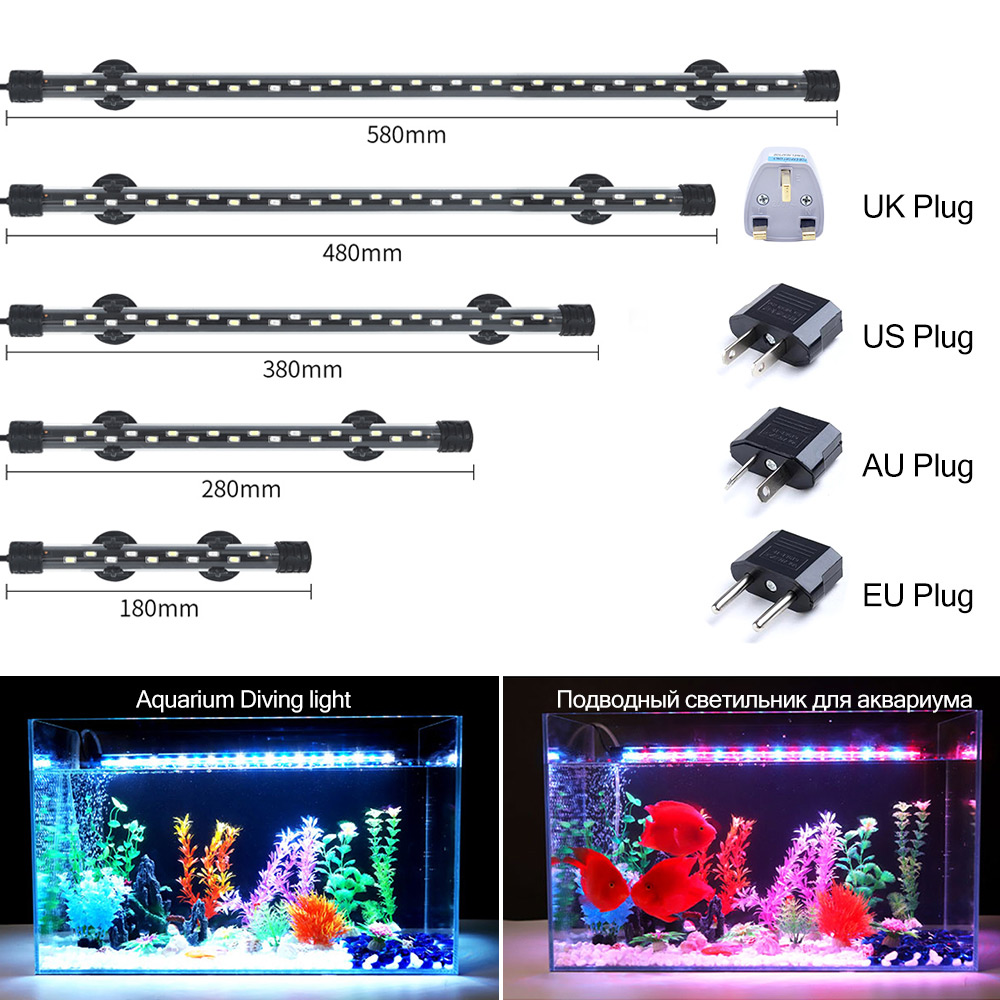 90-260V Aquarium Light LED Wat - Aquarium Plant Display reseña y precio