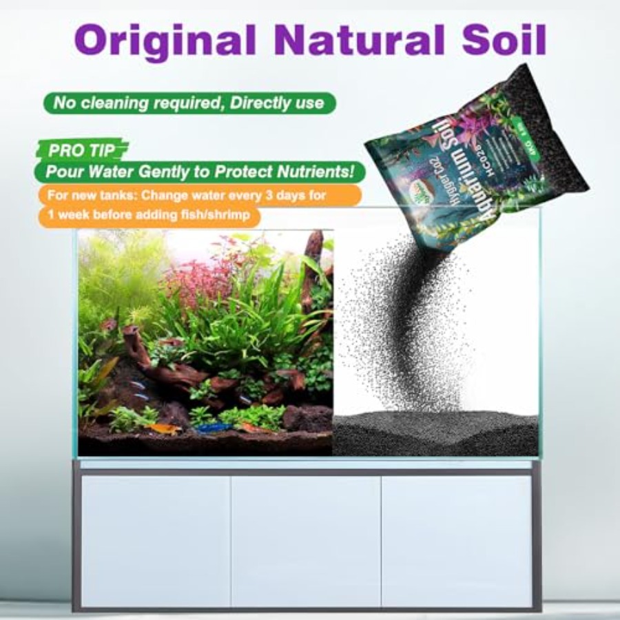 Upgraded Aquarium Soil Water G - Aquarium Planted Tank Soil reseña y precio