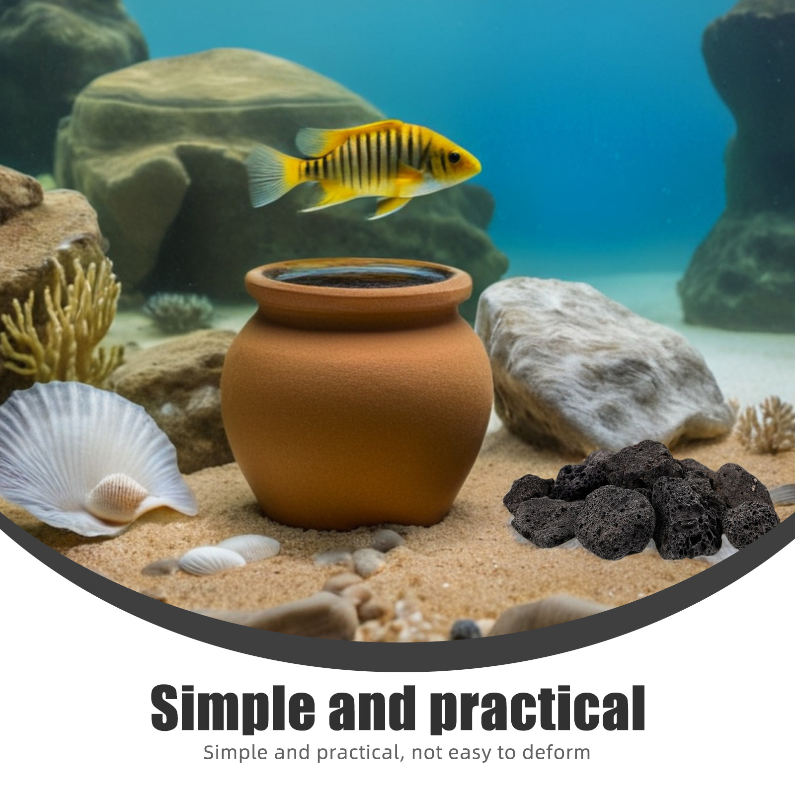 1Pack Volcanic Stone Decoratio - Aquarium Planted Tank reseña y precio