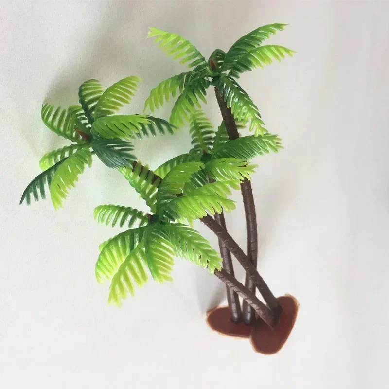 5Pcs Mini Plastic Coconut Palm - Planted Aquarium Equipment reseña y precio